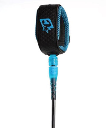 Creatures Of Leisure Reliance Pro 7 Leash - Black Cyan 7Ft